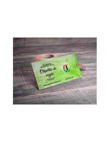Etiquetas perforadas