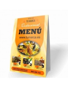 Cartel de mesa