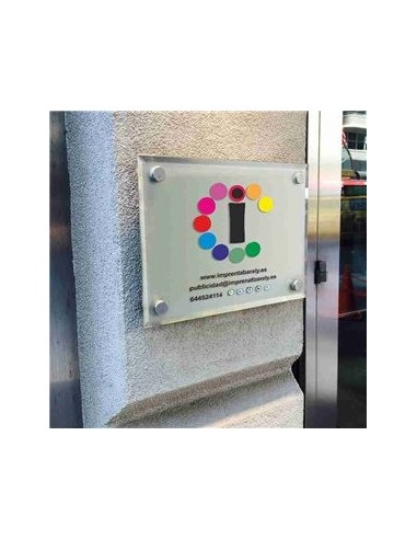 Placa para puerta