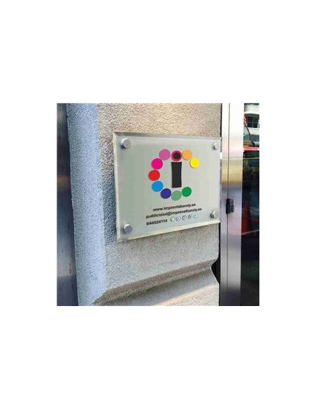 Placa para puerta