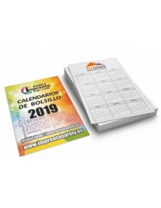 Calendarios de bolsillo
