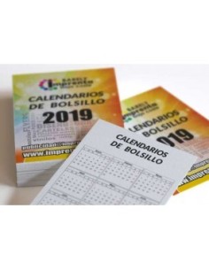 Calendarios de bolsillo 2